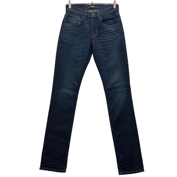 NEW HUDSON Mens Blake Slim Straight Fit Zip Fly Jeans Size 28 NWT Victory 0075 - Picture 13 of 13